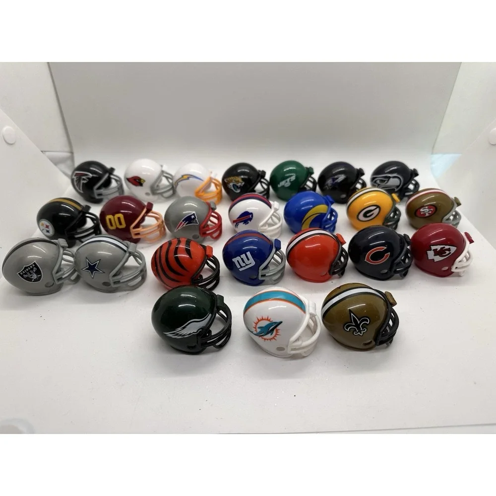 NFL Football Christmas Ornament Lot Mini Helmets Logo Ornaments‎ Gnome Holiday